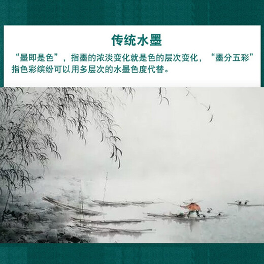 Marley Chinese Painting Pigment Set 24 Colors 36 Colors 12ML Single Ink Painting Chinese Painting Pigment Beginner Tool Set 793-Black 12ml Chinese Painting Pigment