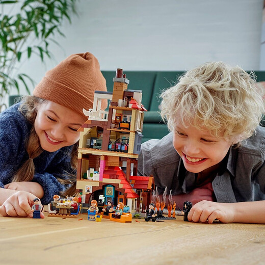 乐高（LEGO）新年礼物积木拼插儿童益智玩具 哈利·波特系列霍格沃兹城堡 75980巢穴攻击（1047颗粒）