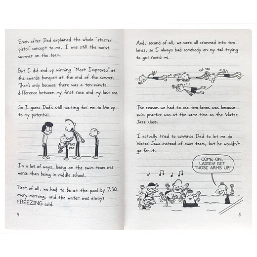 英文原版 小屁孩日记2 Diary of a Wimpy Kid 2: Rodrick Rules 英文分级阅读章节书桥梁书 7至12岁小学生课外读物 蓝思910L