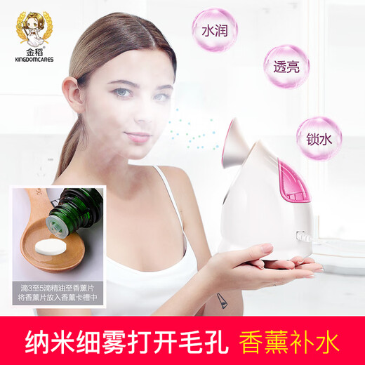 Jindao KSKIN facial steamer hot and cold dual spray household beauty instrument facial steamer to open pores nano hydrating spray machine face kd2331a nano hot spray (adjustable nozzle aromatherapy