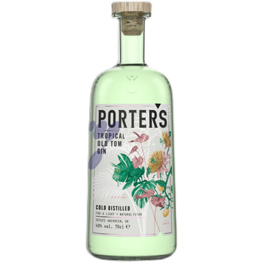 Porter's Gin British Original Bottle Imported Modern Classic Gin Wine Base Wine Wine Porter Old Tom Gin 700ml 1 Botella