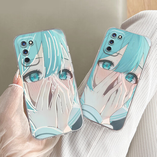 永不变OPPOa55s手机壳a55初音未来a56蓝眼睛A55s透明PEMM00防摔软胶套女 初音未来TY655透明太空壳 OPPO A56