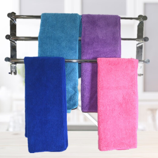 Yiran thickened microfiber towel absorbs water and does not shed lint easily, housekeeping cleaning cloth, wiping table and glass, hotel cleaning cloth, 10 thickened 30*70CM