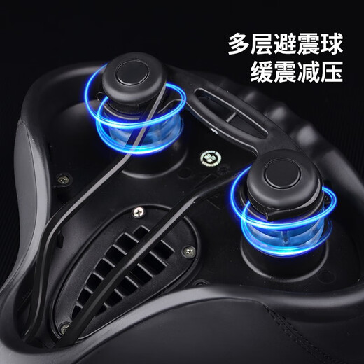 DAHON folding bicycle accessories seat p8k3 cushion road bike saddle bicycle shock-absorbing seat 14-24 inches universal large seat cushion black