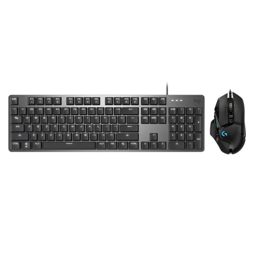 
Logitech K845 mechanical keyboard wired gaming e-sports computer office full size luminous 104 keys mouse keyboard set black myth Wukong K845 (tea scroll) + G502HERO