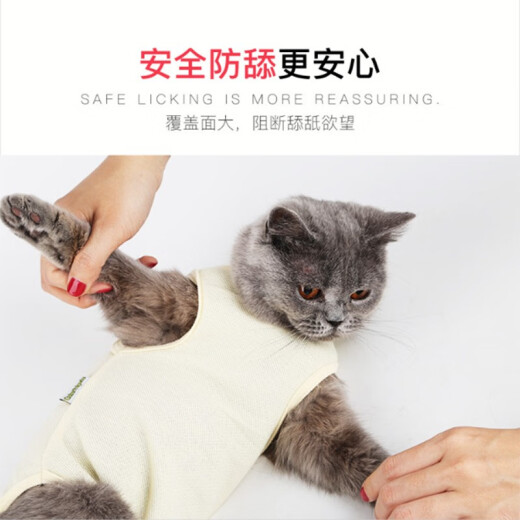Tiffany cat sterilization surgery clothing, post-operative anti-licking clothing, female cat surgical clothing, weaning clothing, menstrual clothing, upgraded comfortable anti-escaping postoperative recovery clothing, pink M (suitable for 7 Jin [Jin equals 0.5 kg])