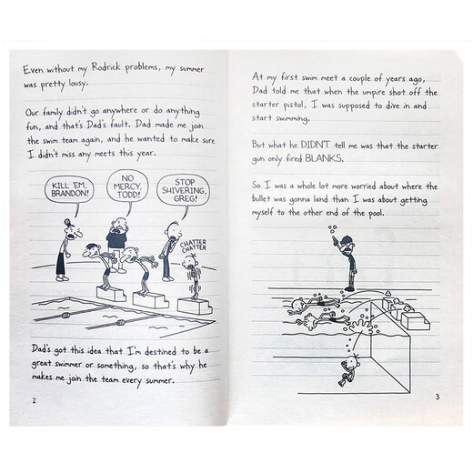 英文原版 小屁孩日记2 Diary of a Wimpy Kid 2: Rodrick Rules 英文分级阅读章节书桥梁书 7至12岁小学生课外读物 蓝思910L