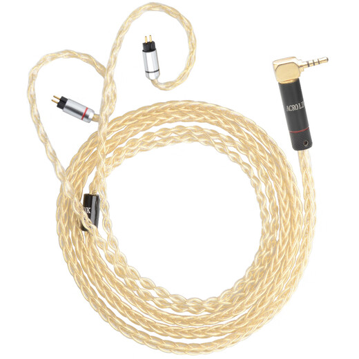 Acrolink Sterling Silber Gold-Plated Line SE846 Andromeda W80MMCX Xielantu N5005 ausgeglichener Kopfhörer-Upgrade-Linie Personalanpassungsreihe Bitte wenden Sie sich an den Kundendienst 4.4 Balance Straight Head (exklusiv für Spieler)