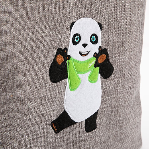 Quanyou (QUANU) Home Fabric Clothes Storage Box Drawstring Basket Organizing Box Dirty Clothes Basket Children's Toy Storage Basket KS Dark Gray