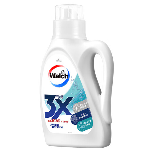 Walch 3X sterilizing laundry detergent machine washable household enzyme formula anti-mite laundry detergent for decontamination and stain removal effective 99.9% sterilization bottled 800ml (original flavor)