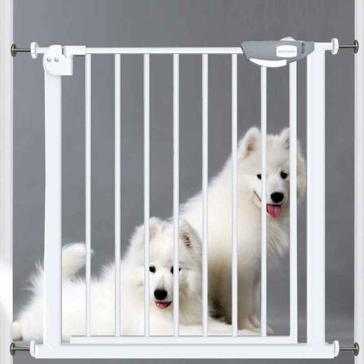 Zigman Pet Gate Fence Dog Fence Cat Fence Indoor Isolation Door No Punching Dog Fence Baby Child Protection Safety Gate Fence 76cm High Gate Fence Width Range 75-84CM*