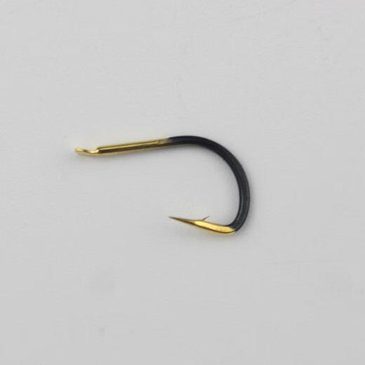 Ghost tooth black gold Izu fish hook imported in bulk with barbed crooked mouth small stream crucian carp hook fishing supplies fishing hook Izu 50 pieces No. 3