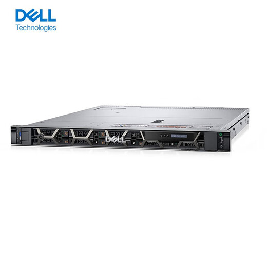 戴尔（DELL）PowerEdge R450 机架式服务器主机 ERP数据共享虚拟化存储1U双路主机 2颗银牌4310 24核48线程 2.1G 64G内存丨480G+4块2T丨H755
