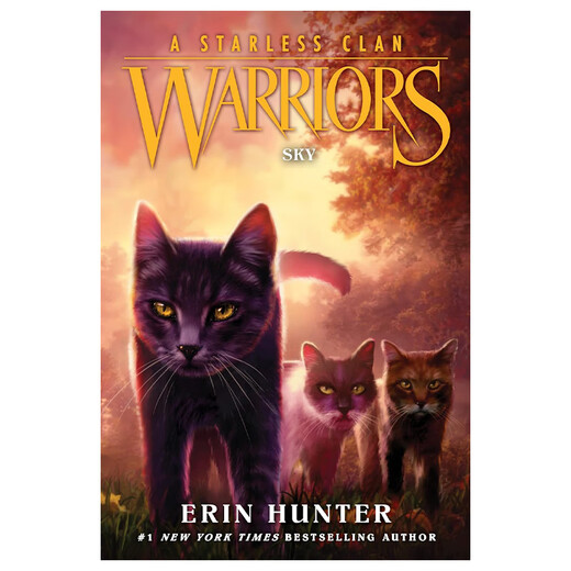 进口英文原版Warriors 猫武士第八部曲 12345 1-5册单册 儿童成长励志 英文奇幻小说 小学初中青少年课外兴趣读物 英语学习章节桥梁书HarperCollins 2：天穹将倾 平装 猫武士