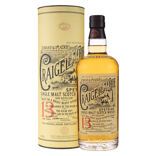 克莱嘉赫行货 Craigellache 克莱嘉赫 斯贝塞单一麦芽苏格兰威士忌洋酒 克莱嘉赫13年 700mL 1瓶