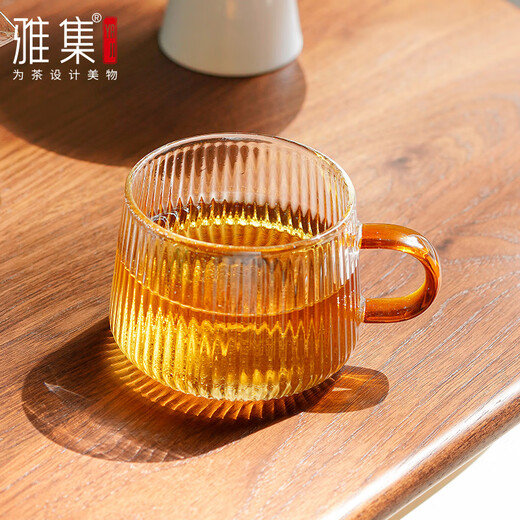 Yaji tea cup, ridge shadow tea cup, heat-resistant transparent small tea cup, petty bourgeoisie cup, tea cup, kung fu tea set, tea set accessories