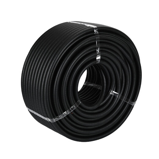 GEIYURIC plastic corrugated pipe PA nylon waterproof flame retardant wire and cable threading pipe hose protective sleeve threaded pipe line pipe PA AD21.2 (inner diameter 17mm) 100 meters