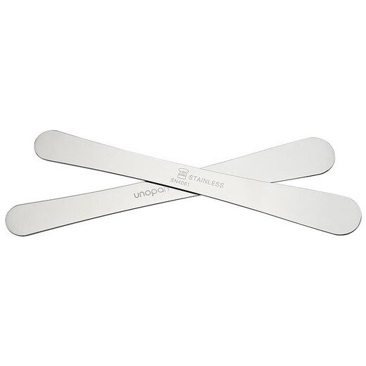 Mengyier three-function baking tool SN0 stainless steel small spatula mold filling stick mixing knife stuffing ruler for making dumplings stainless steel small spatula SN4061