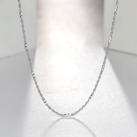 ZLF (ZLF) PT950 platinum necklace women's fashion car flower platinum chain 4.27g 45cm