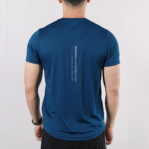阿迪达斯（adidas） 男装新品运动休闲舒适透气舒适训练健身短袖T恤  DW9825 GJ9887 M