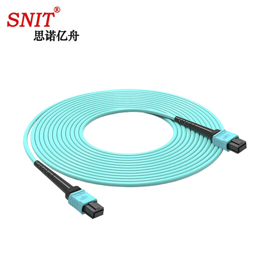 SNIT SN-MPO-MT8-3M 8-ядерный MPO-MPO Fibre-Jumper Женский B-полярность COMPATIBLE MTP OM3 100 Гигабитный мультимодный джампер 40G/100G Фвориб-кабель 3 метра