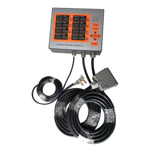 Hot runner timing controller delayer 8 sets of air valve oil valve time controller 8-point mold injection molding machine needle valve 8 sets of air valve timing controller ordinary model