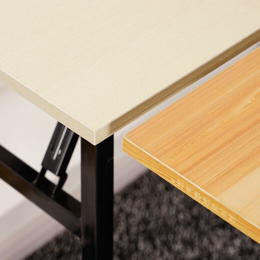 Xingkai (Xingkai) [spezialisiert auf Regierung und Enterprise] Klapptisch, Computertisch, lange Tisch im Freien, Tisch, Heimtisch, Straßenstandtisch, BGZ673 White Oak Muster Einschicht 100*50