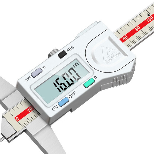 Three-quantity electronic depth gauge with table, high-precision digital display depth vernier caliper 0-150mm0-200-300 JD085 digital display 0-200mm (removable needle)