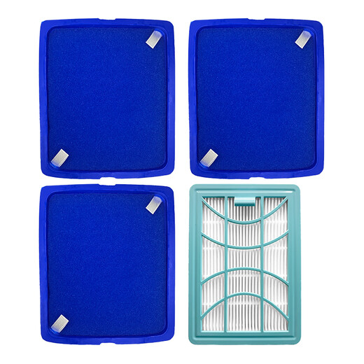 净铂适配飞利浦吸尘器滤芯FC9728/FC9732/FC9735过滤网配件地刷宠物刷 后置滤芯1个