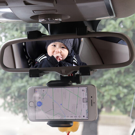 Qiangchen rearview mirror mobile phone holder car mobile phone holder car mobile phone holder mobile phone holder car Gaode ar LX-02-2 with silicone sports arm strap bracket