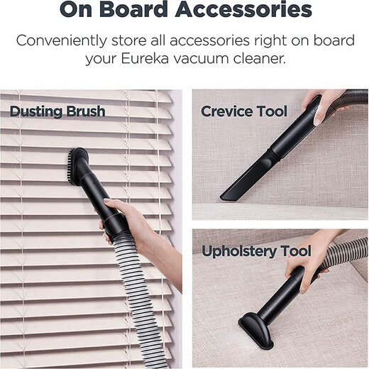 EUREKANEU182B PowerSpeed Bagless Upright Vacuum Cleaner Powerful Vacuum 2.6L Extra Large Capacity Purple