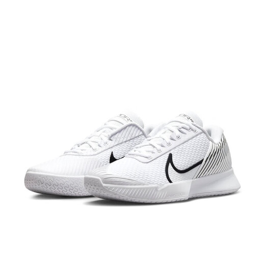 Nike (Nike) Zoom Vapor Pro Men and Women Hard Court Hard Tennis Shoes Competity Sneakers Barefoot 2023 Australian Open Spring New Model [Modelo de hombres] DR6191-101 Blanco y negro 42 (por favor comuníquese con el servicio al cliente)