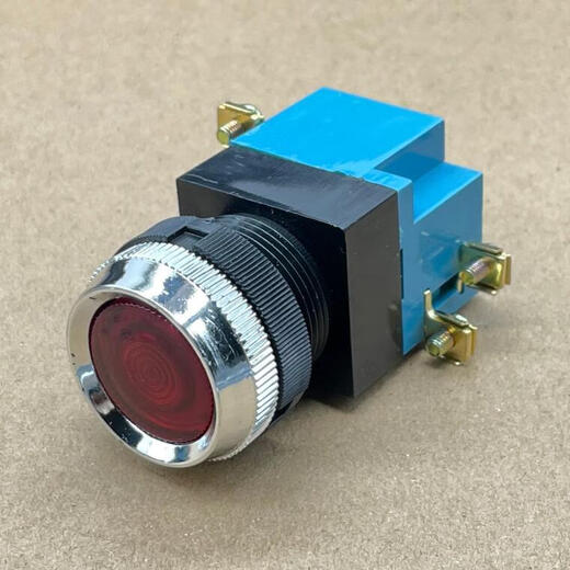 LA19 machine tool CNC power supply start self-reset button circular inching bending machine switch 5A380V hole 25MM green 5 pieces