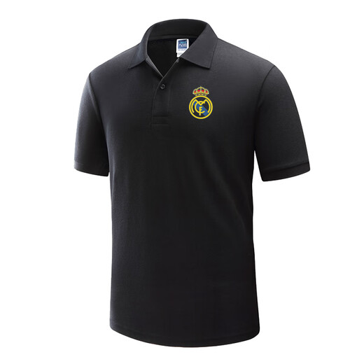 乐漫咪并力马德里西甲皇马训练队服男装Polo衫Realadrid短袖T恤夏足球 白色 xxxl