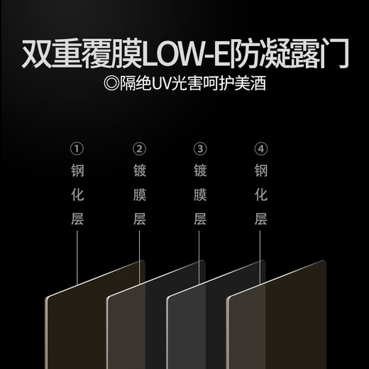 Faseeny ultra-thin fully embedded wine cabinet constant temperature wine cabinet embedded beverage tea cabinet home decoration supporting wine storage cabinet refrigerated fresh cabinet beer cabinet constant temperature and humidity cigar cabinet glass door/dual zone wine cabinet 100 bottles