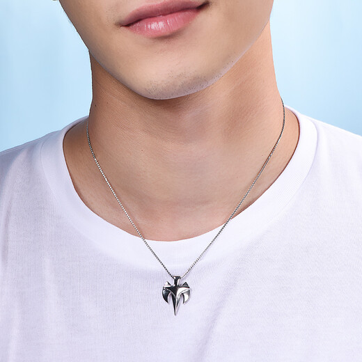 Pt.Charm platinum pendant men's pt950 platinum pendant without necklace shield shield Valentine's Day gift for boyfriend on Chinese Valentine's Day Type A customized contact customer service 5 grams