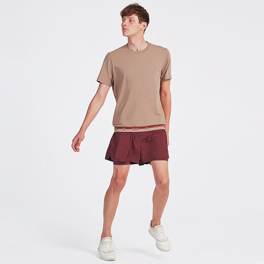 Fiebre de partículas fiebre de partículas pantalones cortos de primavera y verano hombres sueltos y cómodos fitness al aire libre caladeras casuales 12349 verde oliva oscura s