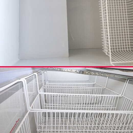 澳柯玛（AUCMA）商用超市岛柜 卧式斜面玻璃上下推拉门冰柜大容量商超急冻海鲜雪糕深冷冰箱 左右推拉门 长2.0米 690升