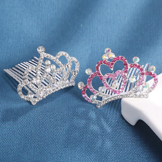Chimera (CHIMERA) 2 pieces children's crown princess crown comb festival performance girl birthday party birthday gift girl