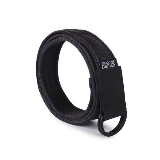 VERSACE JEANS COUTURE Versace belt men's medusa belt solid color British casual pin buckle belt gift box Father's Day gift Dark blue D8YVBF08 71550 829 100cm (3.8-4.1 feet)