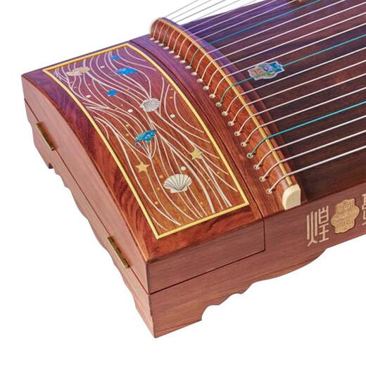 Dunhuang Brand Guzheng erwachsene Kinder 694 Serie Anfänger Performance Guzheng Guzheng Qin Shanghai Folk Musical Instrument Factory 1 22694L Seegelschalen (vollständige Set von Accessoires)