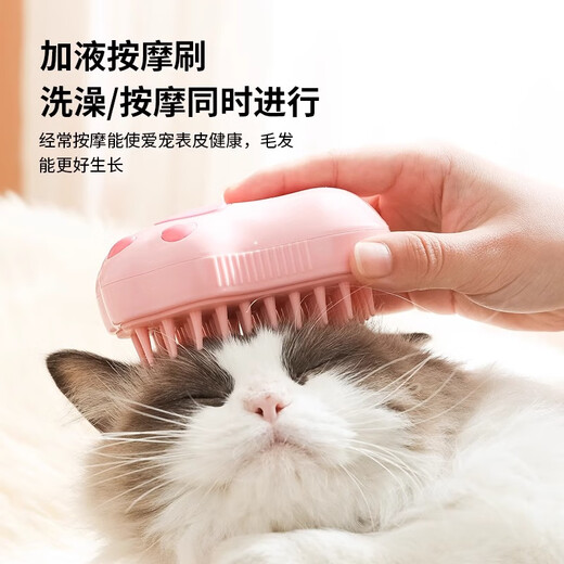 Pilot Pet Spray Massage Comb One-click Spray Anti-Flying Hair Massage Bathing Cat and Dog Hair Grooming Artifact Cat Claw Brush