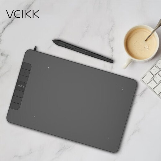 VEIKK HK650 digital tablet 6X4 inch small VEIKK tablet tilt pen pressure hand-drawing tablet 290 points/second high-speed reading drawing tablet
