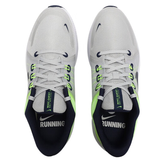 Nike Sneakers Herrenschuhe, neue Sommerquest 4 Laufschuhe Mesh atmungsaktiven schockabsorbierenden modischen Low-Top-Freizeitschuhen DA1105-003/Explorer 4. Generation/Ladenmanager empfiehlt 42,5.