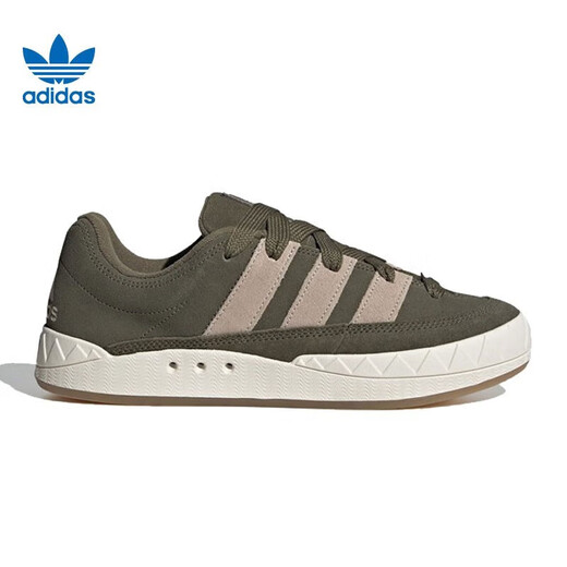 阿迪达斯（adidas）三叶草男女同款板鞋2025夏季新款ADIMATIC经典复古低帮运动鞋休闲 IE9864橄榄绿 39 (240mm)