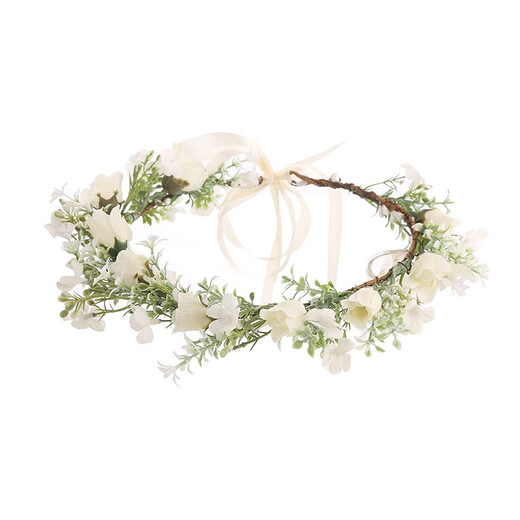 Lekali Ins Forest Blume Brautkranz Kopfschmuck Urlaub Accessoires Hochzeitsfotografie Foto Grüne Pflanzen Hochzeit Haarzubehör Rosenkranz-Begege