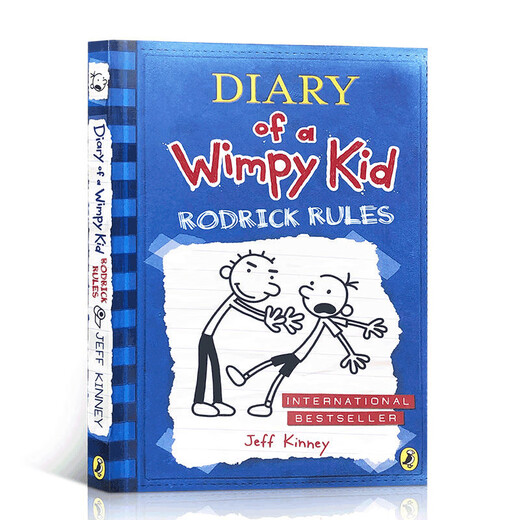 英文原版 小屁孩日记2 Diary of a Wimpy Kid 2: Rodrick Rules 英文分级阅读章节书桥梁书 7至12岁小学生课外读物 蓝思910L