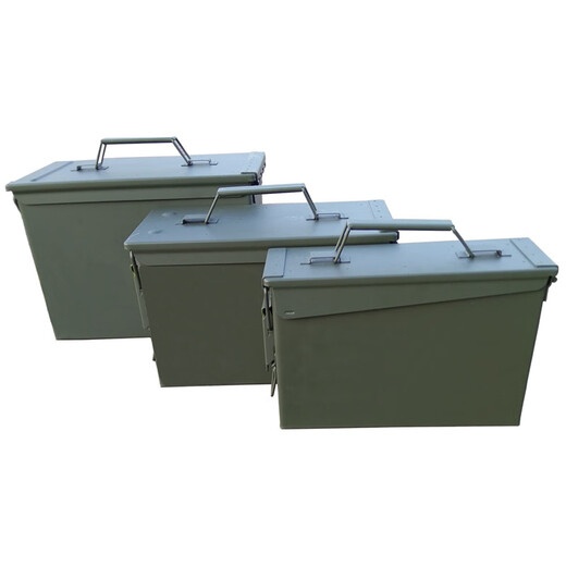 Modellflugzeug Lithiumbatterie Explosionssicheres Box Werkzeugkasten wasserdichte Feuerdichtspeicherversicherung Tragbarer Eisenbox Iron Box Q1SN9766 Kleine Lithium-Batterie-Box (Armeegrün)