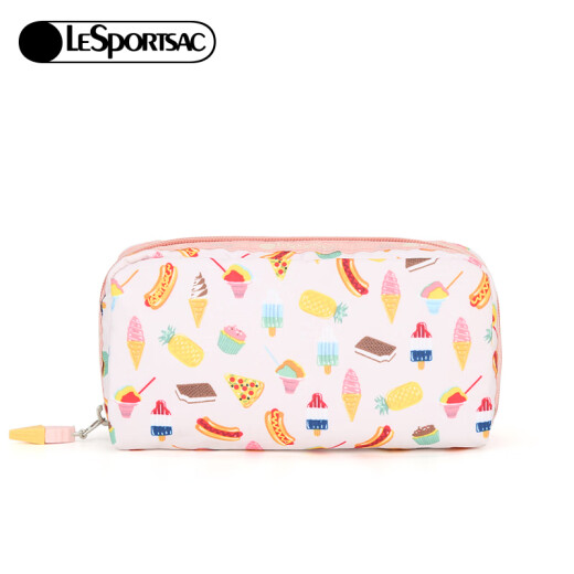 [Off Shelf] LeSportsac Wallet Ins Style Fashion Simple Casual Clutch Cosmetic Bag 6511 Summer Dessert