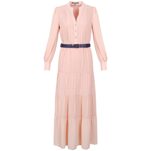 Meetmetro Mayer French Fairy Dress для женщин 2025 Осенью Новое высококачественное темперамент чистый и сексуальный платье для юбки Длинная юбка светло-голубая [Spot] M